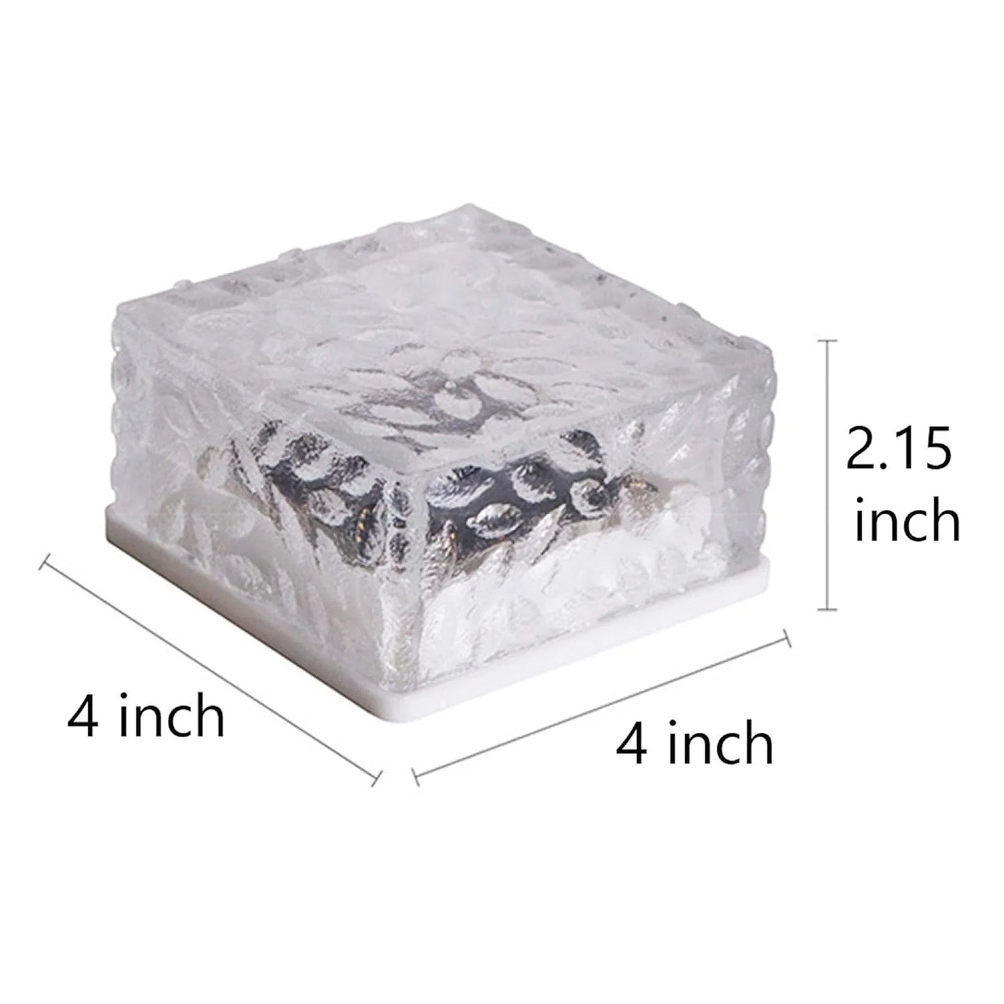 Solar Ice Cube Garden Light