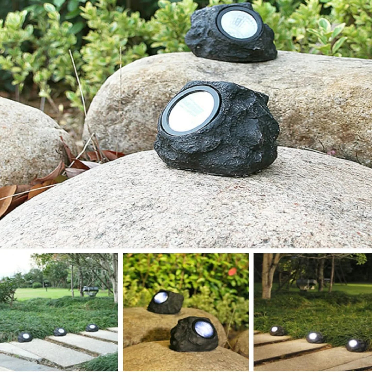 Solar LED Rock Light