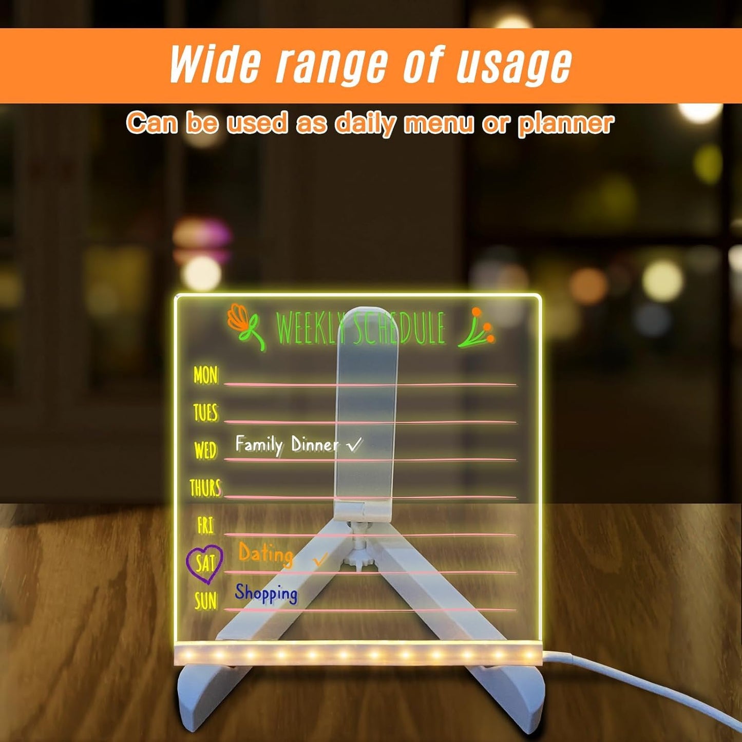 LED Message Board 20x20cm