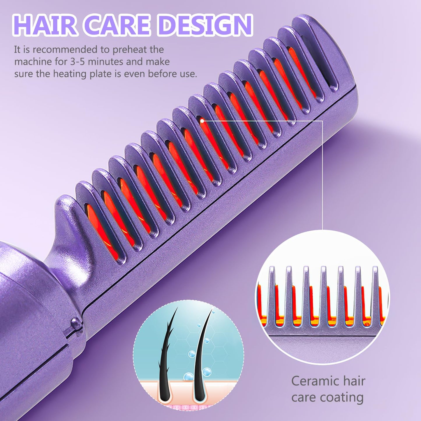 Hair Straightener Comb