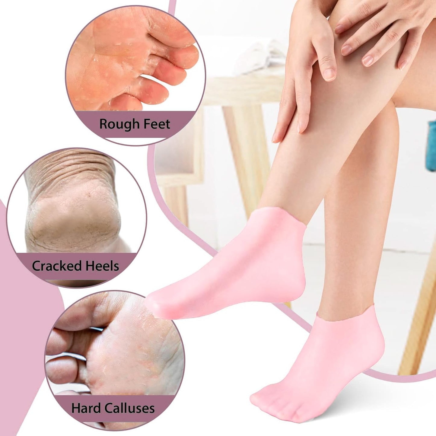 Silicone Moisture Socks