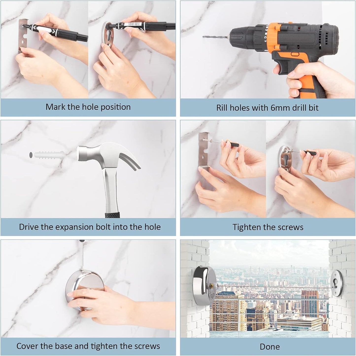Steel Wire Clothes line