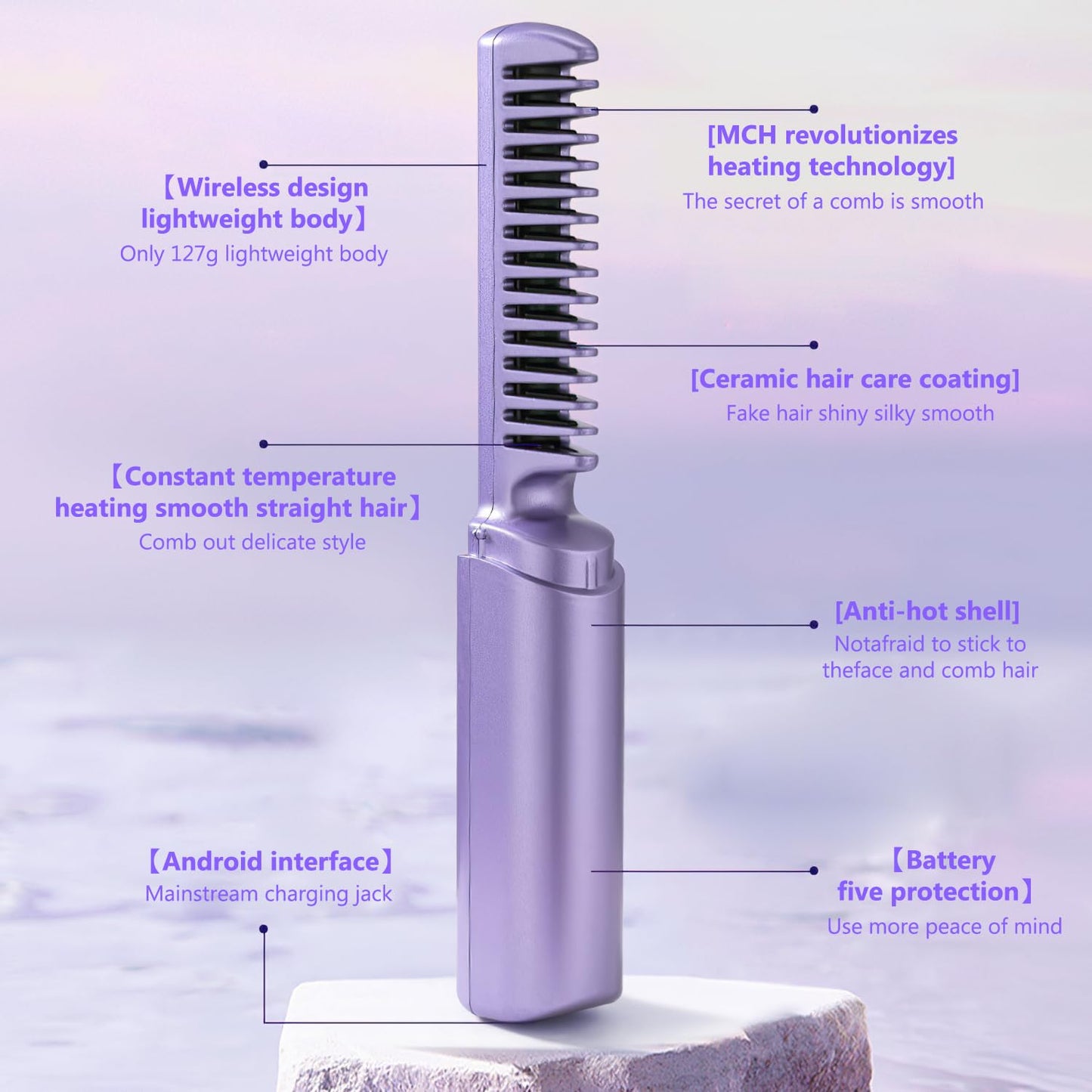 Hair Straightener Comb