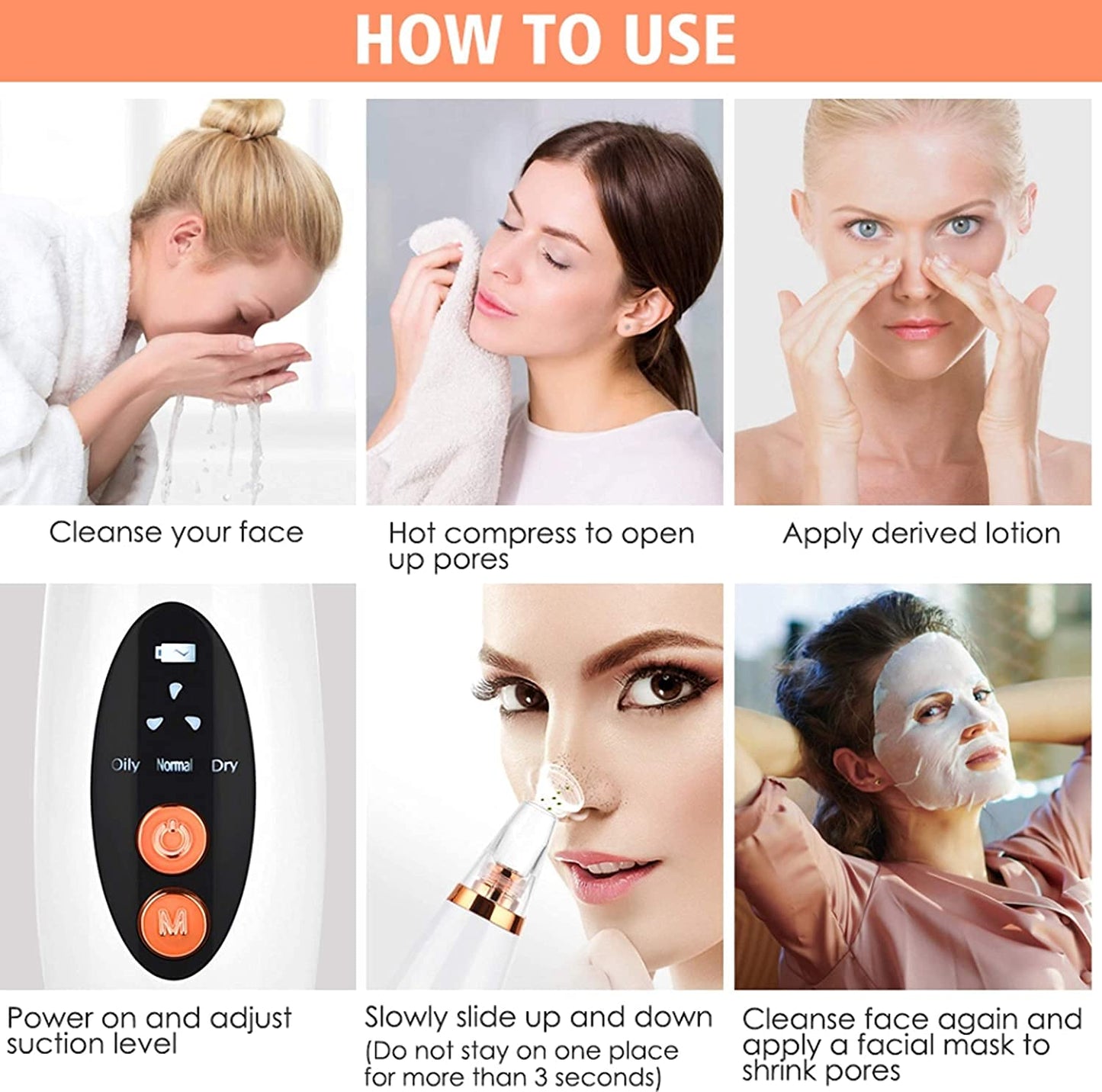 6 in 1 Blackhead Remover