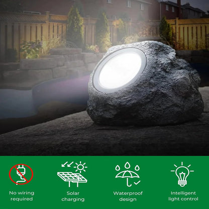 Solar LED Rock Light