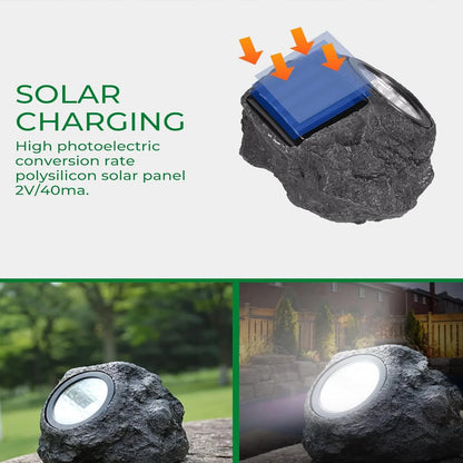 Solar LED Rock Light