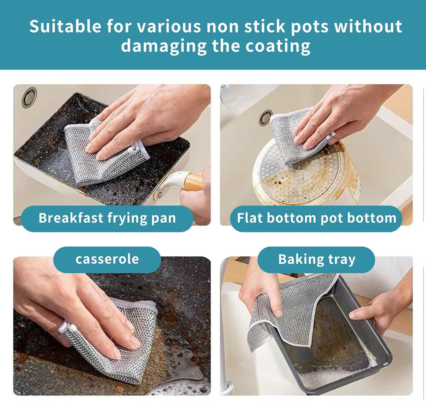 Dish Scrubbing Cloth (10pc)