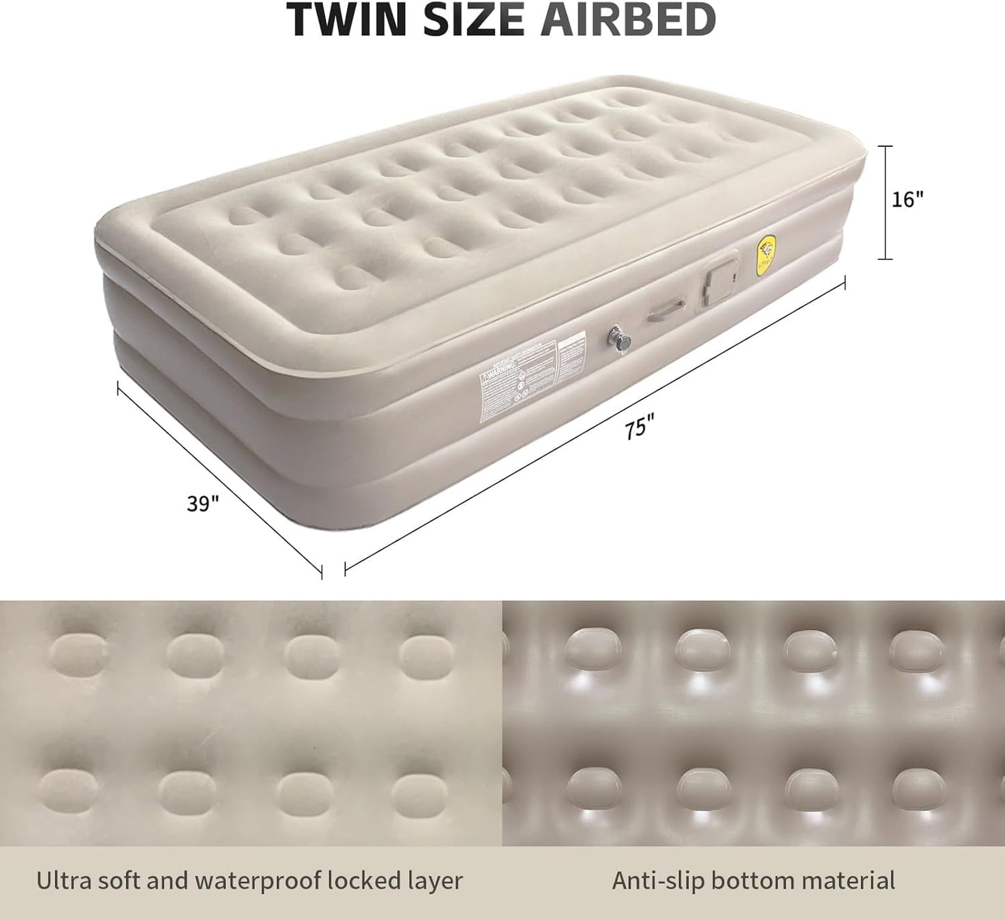 Air Bed with Pump