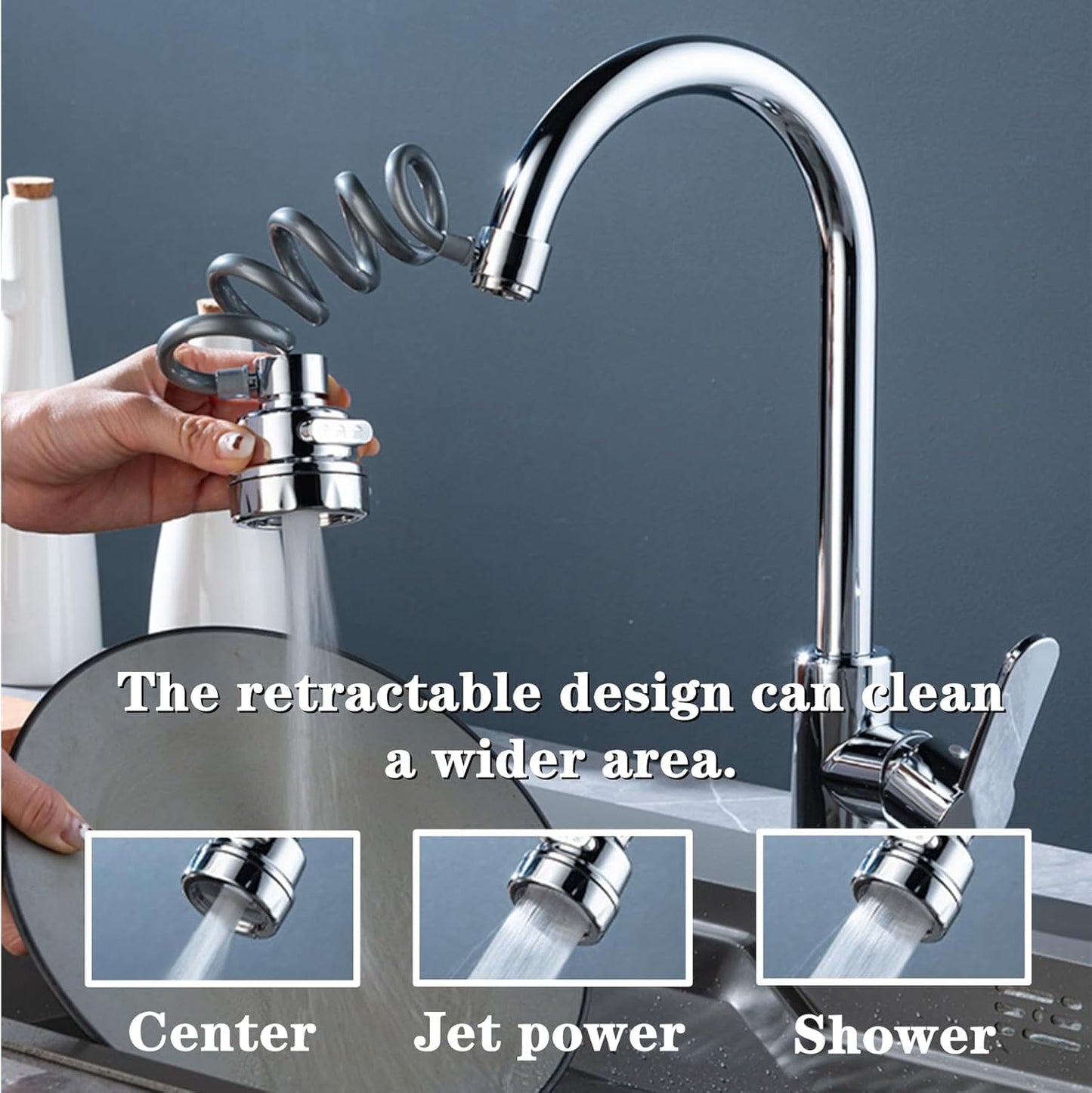 360 Stretchable Faucet