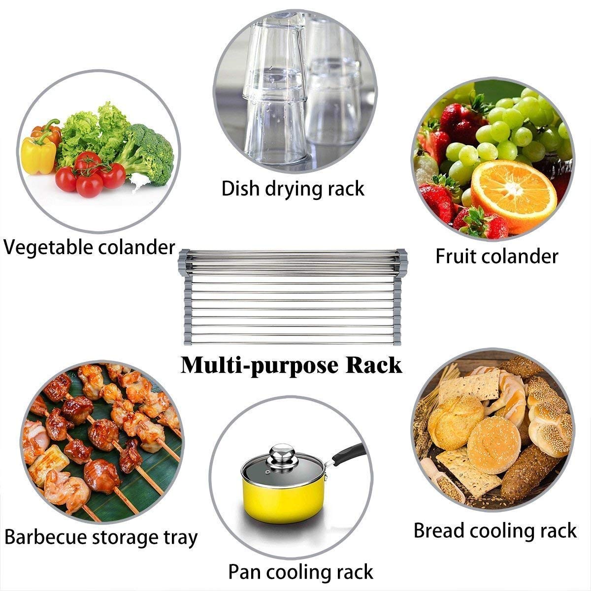Foldable Drain Rack 46x46cm
