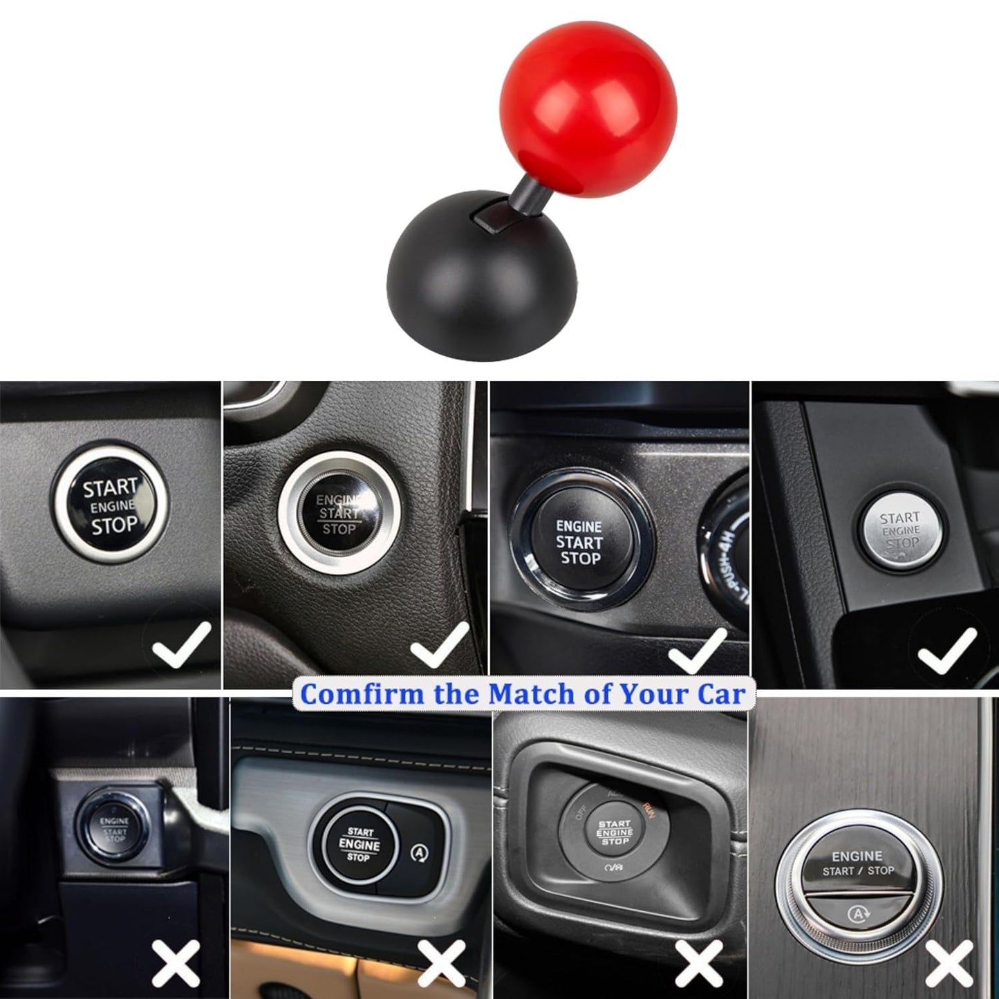Car Start Button Cover