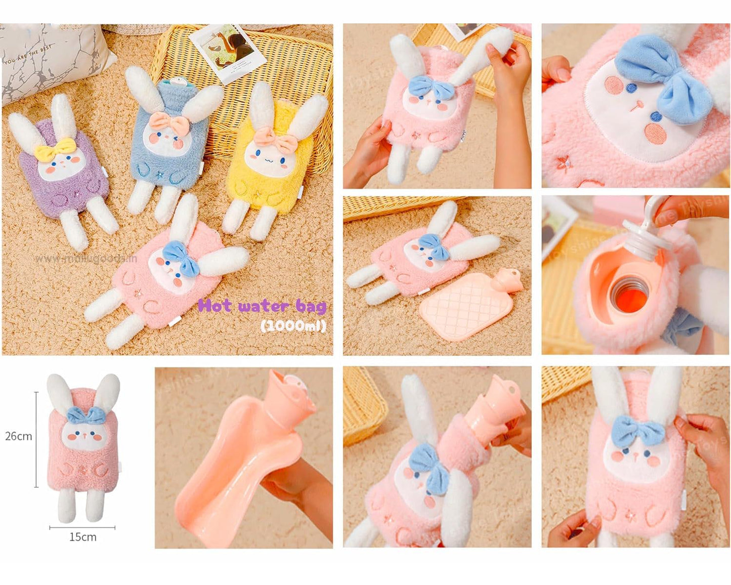Cute Bunny Water Bag